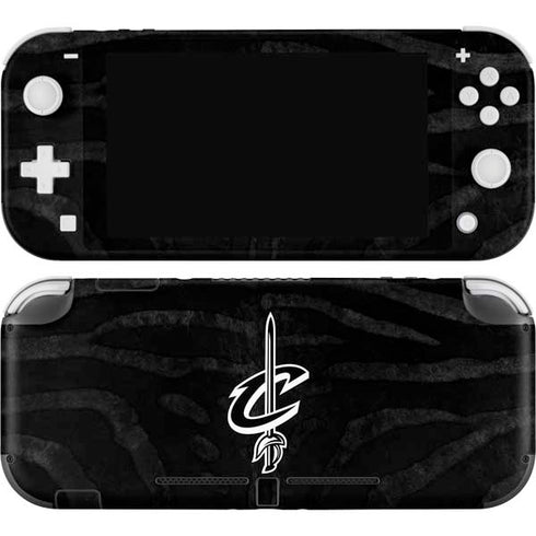 NBA Cleveland Cavaliers Black Animal Print Nintendo Switch Lite Skin